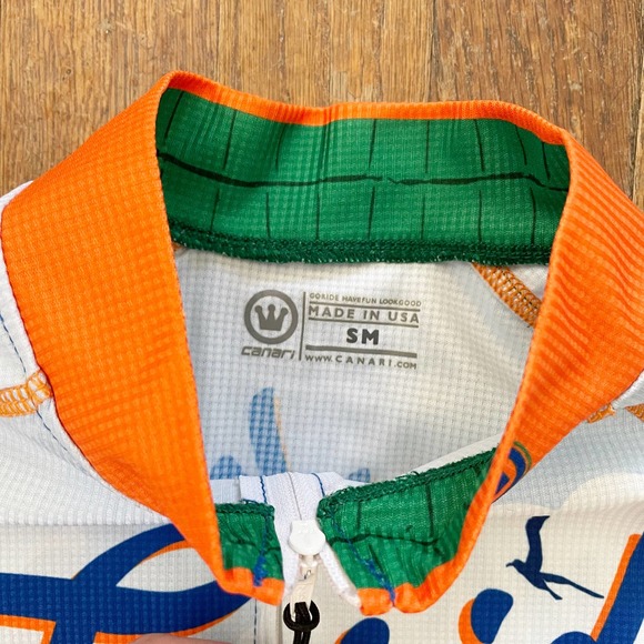 Canari Florida Sunshine State Men’s Small Biking Cycling Jersey - Picture 5 of 6